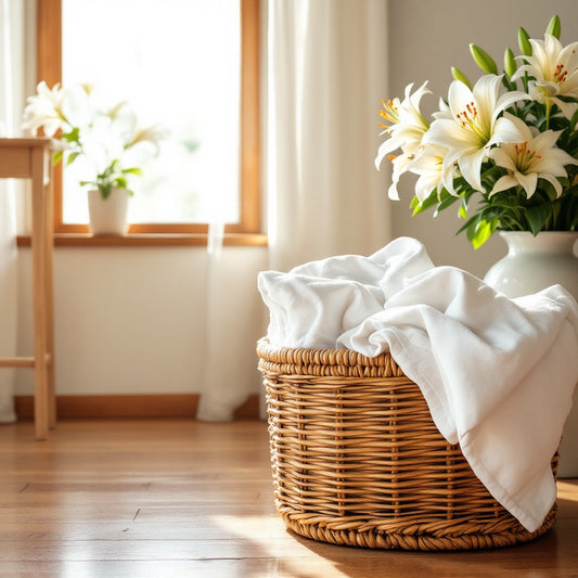 Linen and Light Scented Candle