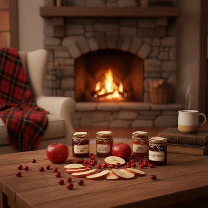 Cranberry Cottage Scented Candle | Cranberry & Spiced Apple
